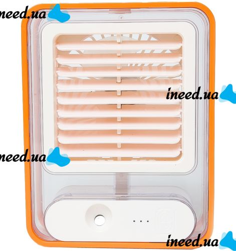Desktop Rechargeable Mini Fan Humidifier Jisulife Holder Fan HF-200 with Backlight Wireless Mini Fan 4 Speeds USB
