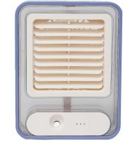 Desktop Rechargeable Mini Fan Humidifier Jisulife Holder Fan HF-200 with Backlight Wireless Mini Fan 4 Speeds USB