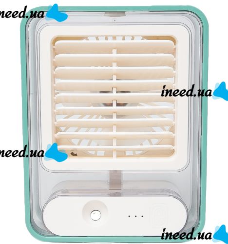 Desktop Rechargeable Mini Fan Humidifier Jisulife Holder Fan HF-200 with Backlight Wireless Mini Fan 4 Speeds USB