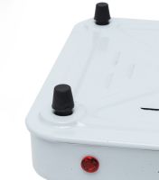Електрична настільна спіральна плита на одну конфорку Domotec MS-5801 1000W, одноконфорочная електроплита 1000Вт з термостатом на 5 положень