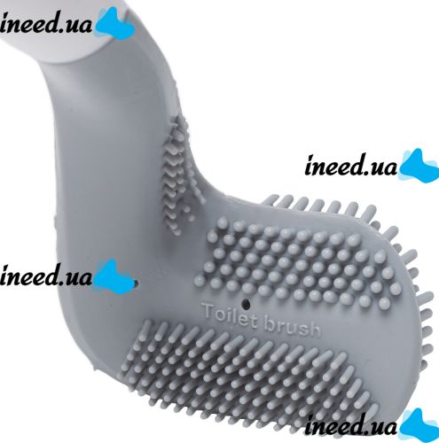 Toilet mounted brush Tanger Toilet brush LTB-01 with toilet bowl cleaning brush with Wall Mount, Silicone Toilet Scraper Brush