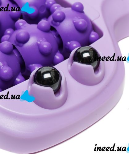 Роликовий масажер для ніг Cat Claw Style Foot Massager рефлексотерапевтичний для масажу стоп з магнітними кульками для зняття стресу і втоми