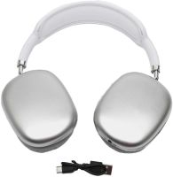 Накладные беспроводные наушники Bluetooth Macaron P9 Max с Aux, Полноразмерные блютуз стереонаушники со слотом карты памяти MicroSD, TF Card Белые