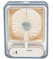 Desktop Rechargeable Mini Fan Humidifier Jisulife Holder Fan HF-200 with Backlight Wireless Mini Fan 4 Speeds USB
