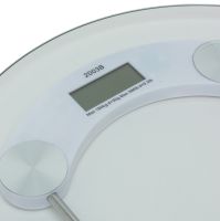Domotec MS-2003B Electronic Floor Scales up to 180 kg Square Glass Scales with LED Display for Weighing Domotec MS2003B 0.1 kg Pitch Transparent