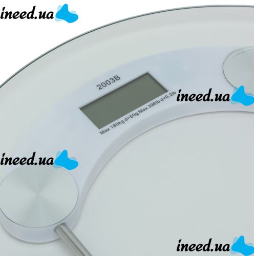 Domotec MS-2003B Electronic Floor Scales up to 180 kg Square Glass Scales with LED Display for Weighing Domotec MS2003B 0.1 kg Pitch Transparent