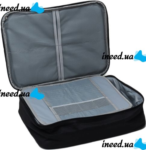 Дорожня сумка органайзер Home Cleaning для зберігання документів і гаджетів, Кейс із кодовим замком 37х10,5х27 см для подорожей із ручкою Чорна