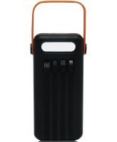 Portable Charger Power Bank Voltronic YM-635CX 50000mAh with Solar Panel and Solar Flashlight External Battery Powerbank for Charging
