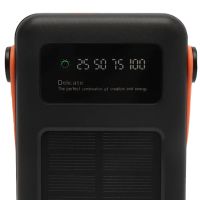 Portable Charger Power Bank Voltronic YM635DX 30000mAh with Solar Panel and Flashlight Solar External Battery Power Bank for Charging