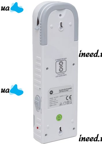 Світлодіодна переносна лампа ліхтар DP Light DP-7104 1500 mAh з регулюванням світла для кемпінгу, акумуляторні прожектор світильник з ручкою Білий