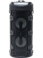 SoonBox S4405 10W Wireless Bluetooth Speaker with Microphone and RGB LED Backlight, Rechargeable Bluetooth Speaker USB AUX for Android IOS Black