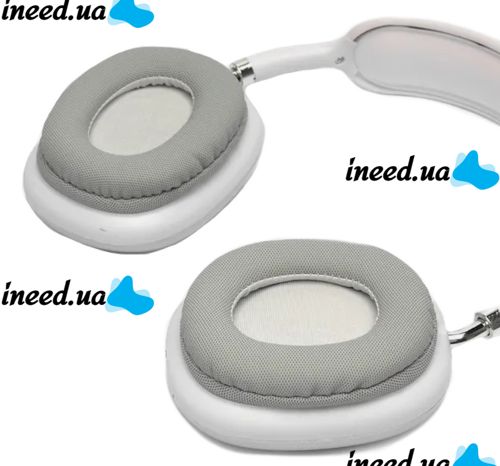 Накладные беспроводные наушники Bluetooth Macaron P9 Max с Aux, Полноразмерные блютуз стереонаушники со слотом карты памяти MicroSD, TF Card Белые