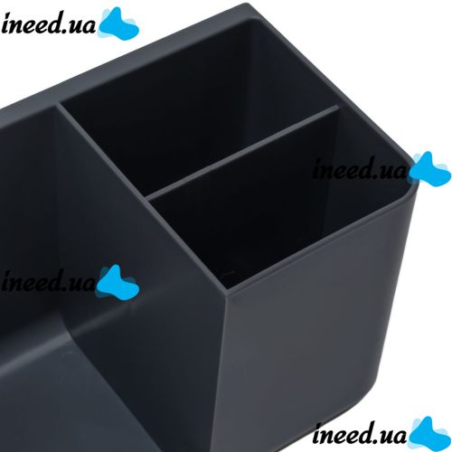 Настенный держатель полка Storage Shelf QJ-996 для фена и штекера с отсеком для хранения ванных принадлежностей, Органайзер в ванную на липучке