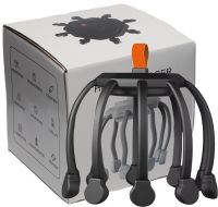 Аккумуляторный вибрационный массажер антистресс для головы Head Massager Octopus K108W48 с 3 режимами, Беспроводной вибромассажер осьминог на голову