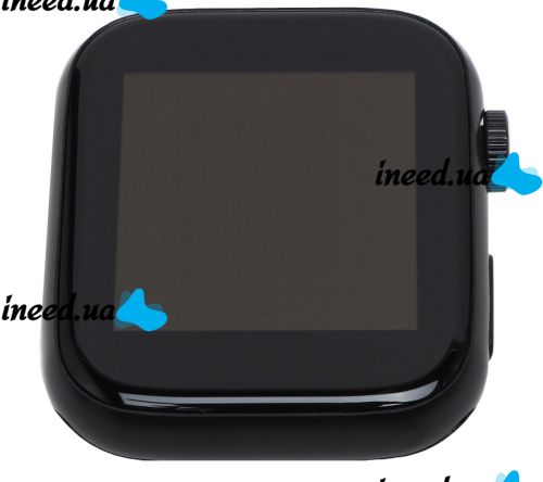 Наручні Смарт годинник Smart Watch T500 Спортивні з мікрофоном, тонометром IP67 Aluminium 44mm Розумні годинник з функціями фітнесу та здоров'я чорні