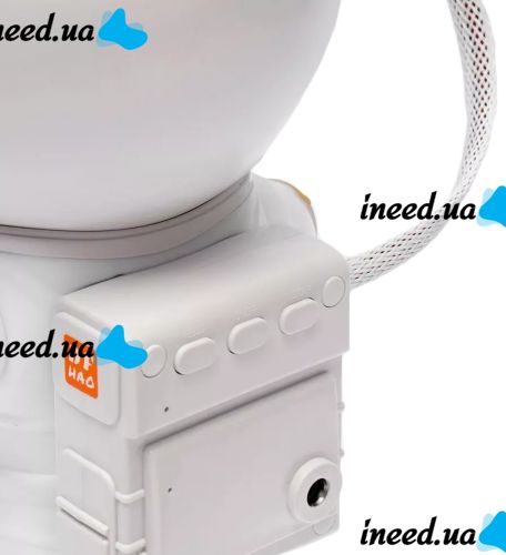Лазерный звездный ночник-проектор Астронавт светодиодная LED лампа светильник c проекцией космоса, ночник проектор космонавт звездного неба с пультом