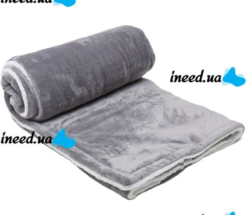 Масажна зігріваюча ковдра Calming Cosy LY-19 з підігрівом і масажем, електрична грілка плед CHC-3 3 режими для ніг і тіла від мережі Сірий