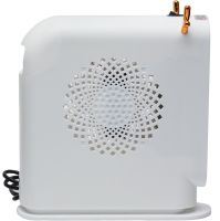 Outdoor Spiral Heater Fan Heater Voltronic JIEBO-N8 500W with Deer Horns, Portable Desktop Electric Heater Deer White