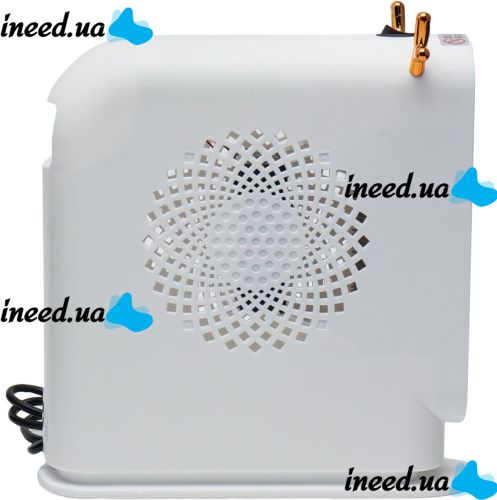 Outdoor Spiral Heater Fan Heater Voltronic JIEBO-N8 500W with Deer Horns, Portable Desktop Electric Heater Deer White