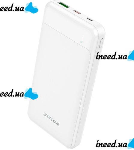 Зовнішній акумулятор повербанк Power Bank Borofone Bj19a 20000mAh PD20W + QC3.0 з швидкою зарядкою, портативний зарядний пристрій батарея 2 виходи