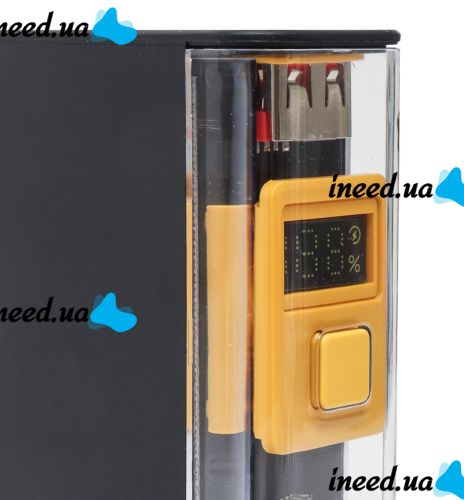 Портативное зарядное устройство Power Bank Cyberpunk YM-674 20000mAh 22.5W для зарядки телефона, Внешний аккумулятор повербанк USB Type-C Черный