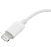 Універсальний кабель аудіо перехідник для навушників Lightning на 3.5 mm Aux Headphone Adapter J-002, Адаптер USB-C для телефону IPhone Білий