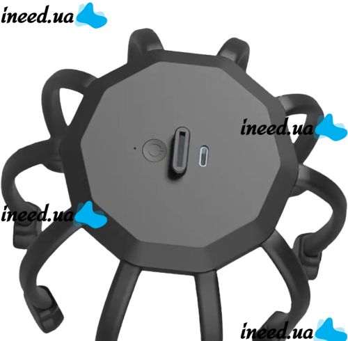 Аккумуляторный вибрационный массажер антистресс для головы Head Massager Octopus K108W48 с 3 режимами, Беспроводной вибромассажер осьминог на голову