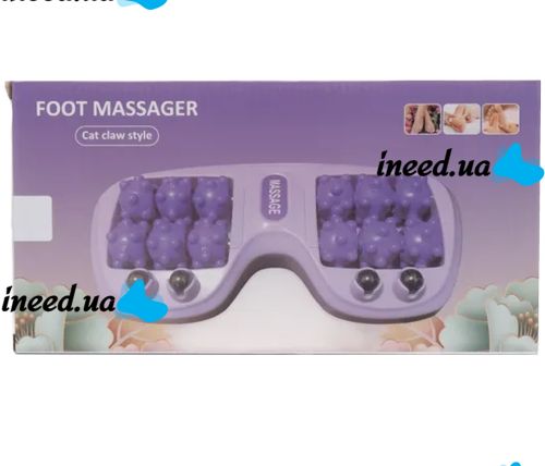 Роликовий масажер для ніг Cat Claw Style Foot Massager рефлексотерапевтичний для масажу стоп з магнітними кульками для зняття стресу і втоми