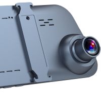 Автомобільний відеореєстратор дзеркало Vehicle Blackbox DVR a-501 з сенсорним дисплеєм 4.5 " дюймів з камерою заднього виду, авторегістратор 2 камери