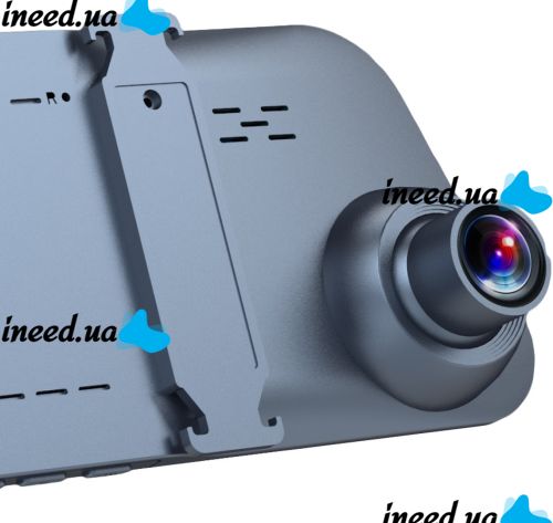 Автомобільний відеореєстратор дзеркало Vehicle Blackbox DVR a-501 з сенсорним дисплеєм 4.5 " дюймів з камерою заднього виду, авторегістратор 2 камери
