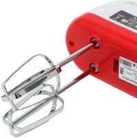 Ручний кухонний міксер Domotec R-6633W 260W для замішування і збивання тіста з 2 видами насадок, тістоміс Домотек R. 6633w 7 швидкостей від мережі