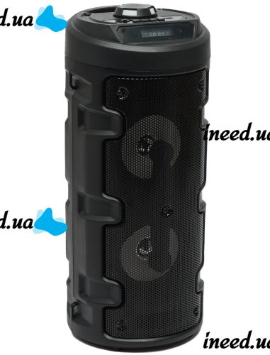SoonBox S4405 10W Wireless Bluetooth Speaker with Microphone and RGB LED Backlight, Rechargeable Bluetooth Speaker USB AUX for Android IOS Black