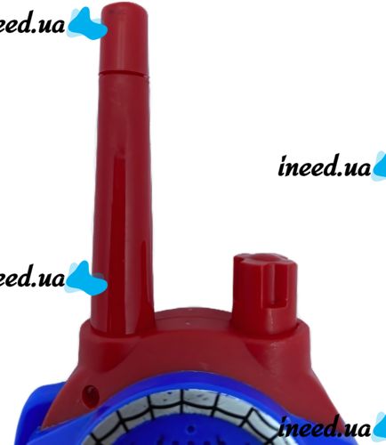 Дитячий набір з 2 рацій Месники Walkie Talkie Avengers 1568-1 на батарейках до 3м, Дитячі рації 2 шт Супергерої для зв'язку зі звуковими ефектами
