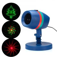 Кольоровий вуличний лазерний проектор Star Shower Motion Laser Light для прикраси будинку і вулиці, Новорічна Вулична лазерна підсвітка 12 програм