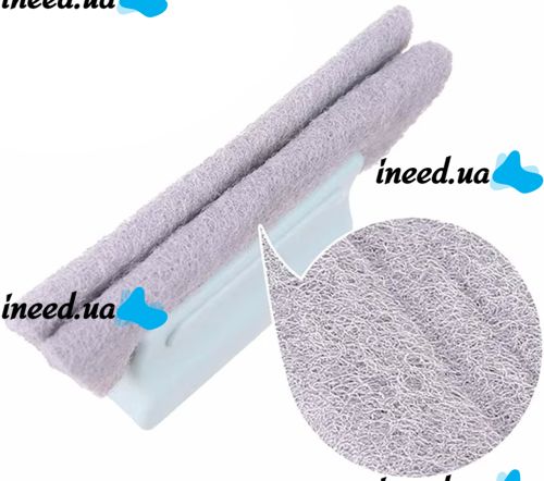 Вузька щітка Cleaning brush Healifty AND140 для чищення важкодоступних місць віконних і дверних рам, Губка скребок для стиків і щілин вікна
