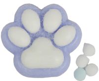 Силіконова іграшка антистрес сквіш котяча лапка Squishy Toys з ворсинками для рук, Дитяча м'ялка лапа кота Моті Каваї з кульками 2410-4 для дітей