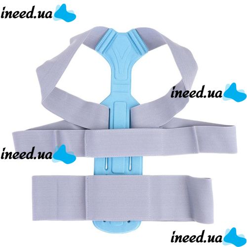 Fixing corrector of correct posture Invisible Pose Cion Belt, Corset for correction and alignment of the back and shoulders, bandage, Velcro vest Gray