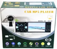 Car stereo 1DIN Pioneer 4051AI with 4.1" inch display and remote control, Pioneer Car Player with phone holder MP3 USB SD Bluetooth Black