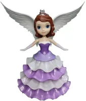 Танцююча інтерактивна лялька нічник Софі Dancing Angel Ice Princess LD - 159d з підсвічуванням, музична іграшка Софія принцеса від батарейок фіолетова