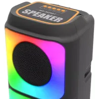 Rechargeable Speaker Speaker Bluetooth SPEAKER MS-3629BT with RGB LED Backlight Wireless Bluetooth Speaker System E4109 FM AUX from battery
