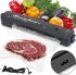 Вакуумный упаковщик пакетов New Vacuum Sealer LP-11 автоматический вакууматор, аппарат вакуумайзер для упаковки и хранения еды, продуктов Черный