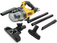 Автомобільний акумуляторний пилосос DeWALT DCV501LN-XJ 36V 6Ah з насадками, Бездротовий пилосос Деволт з 2 акумуляторами для авто та дому Жовтий