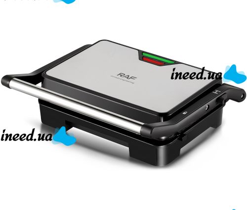 Electric contact grill RAF R.240 1000W pressed double-sided electric grill with non-stick coating for meat and steaks Steak Machine