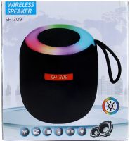 Wireles Speaker SH-309 5W Wireless Rechargeable Bluetooth Mobile Speaker with RGB LED Backlighting and Bluetooth TF from USB