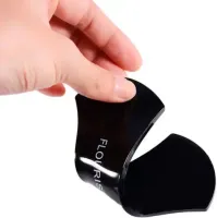 Car Silicone Holder Velcro Phone Stand Flourish Lama Black 2in1, Car Holder Pad for Car Dashboard Black