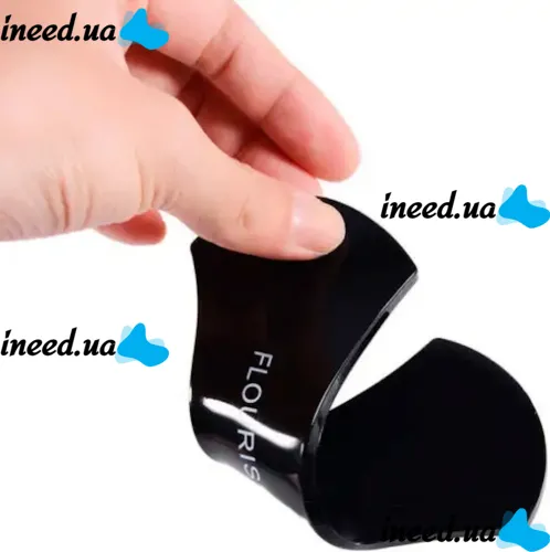 Car Silicone Holder Velcro Phone Stand Flourish Lama Black 2in1, Car Holder Pad for Car Dashboard Black