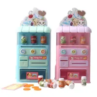 Children's Toy Vending Machine with Drinks Vending Machine Drink Voice 8288, Toy Store Play Set with Lighting Effects