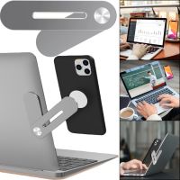 Magnetic Holder for Phone, Tablet for Laptop F11 Bracket Folding Magnetic Mount with Height Adjustment on the side panel of the laptop F-11