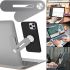 Magnetic Holder for Phone, Tablet for Laptop F11 Bracket Folding Magnetic Mount with Height Adjustment on the side panel of the laptop F-11