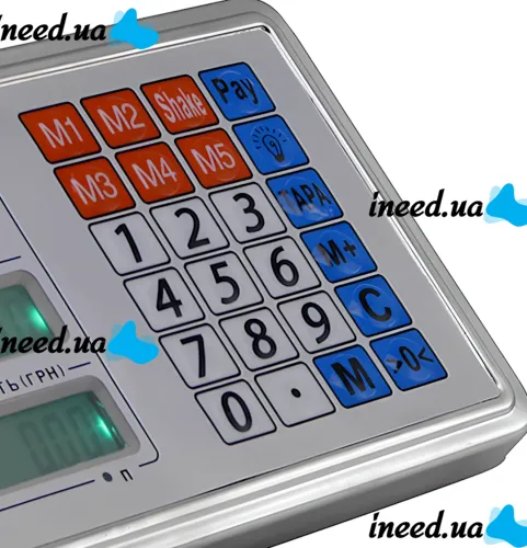 Бездротові платформні торгові WiFi ваги Спартак до 800 кг 52х62 см електронна товарна платформа з дисплеєм, таруванням і пам'яттю